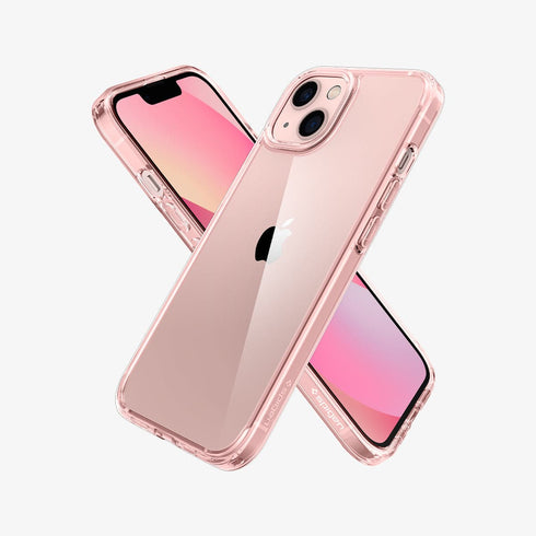ACS03204 - iPhone 13 Pro Max Case Ultra Hybrid in crystal clear showing the back